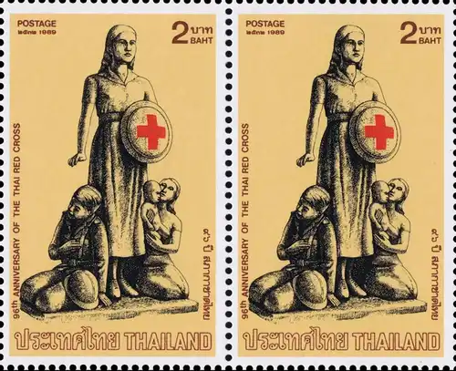 The 96th Anniversary of Thai Red Cross -PAIR- (MNH)