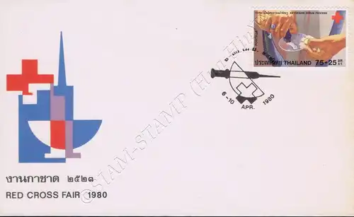 Red Cross 1980 -FDC(II)-I-