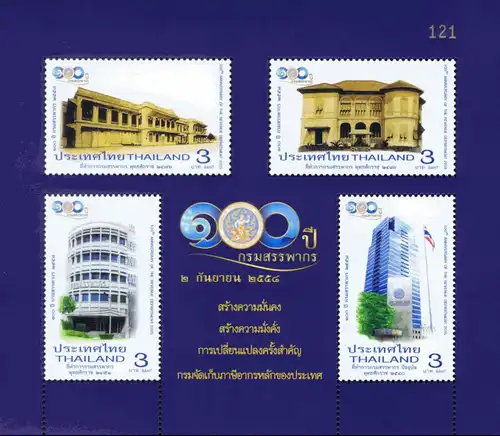 100th Anniversary of the Revenue Department (322) (MNH)