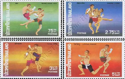 Thai boxing fighting techniques (MNH)