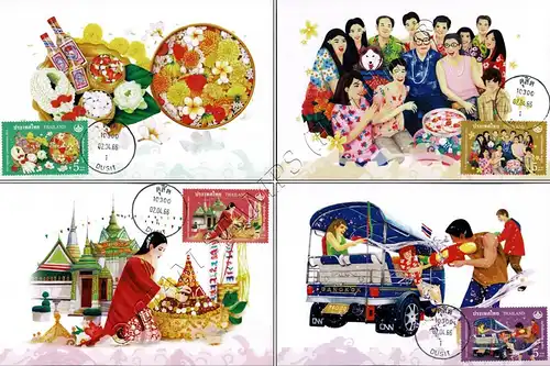 Heritage Day and Buddhist New Year Festival (Songkran) -MAXIMUM CARD MC(I)-