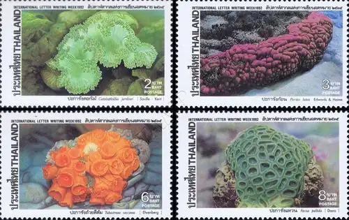 International Letter Week 1992: Coral (MNH)