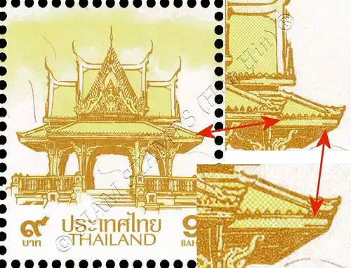 Definitive: PAVILION 9B 5th PRINT (TKS) -PAIR- (MNH)