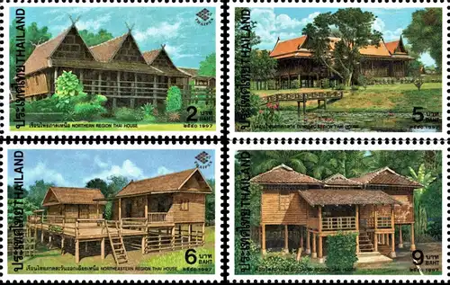 THAIPEX 97 - Thai Traditional Houses -SHEET- (MNH)