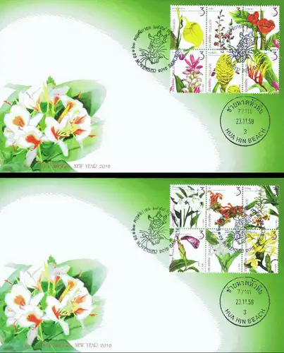 New Year 2016 (I): Family Zingiberaceae -FDC(I)-I-