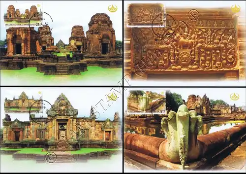 Thai Heritage Conservation:Prasat Muang Tam Temple Complex -MAXIMUM CARDS MC(I)-