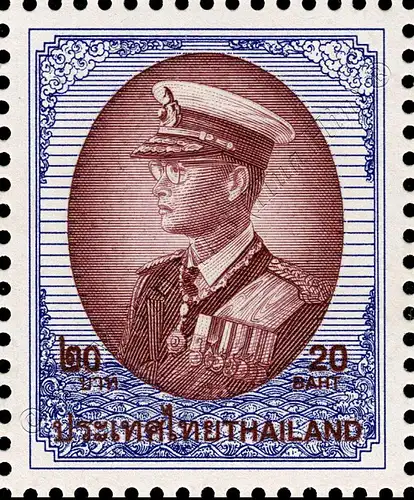 Definitive: RAMA IX - 9th series 20B -1st PRINT GBP- (MNH)