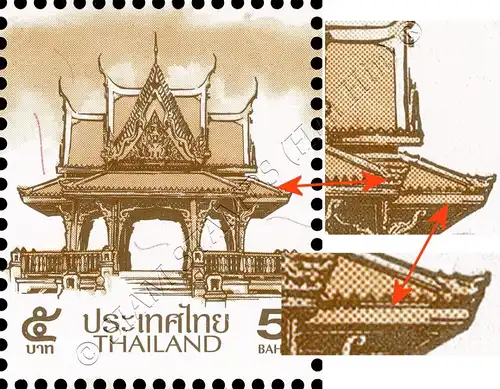 Definitive: PAVILION 5B 4th PRINT (TKS) -CORNER BLOCK OF 4 D.L.- (MNH)