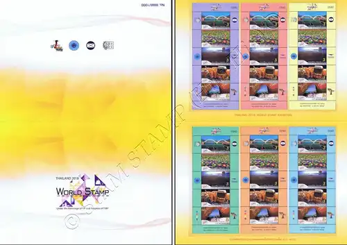 THAILAND 2018, Bangkok: Tourist Destina.-P.A.T.SPECIAL KB(III-VIII) FL(I)- (MNH)