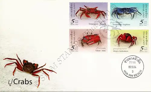 Crustaceans (III): Crabs from Southern Thailand -FDC(I)-IT-