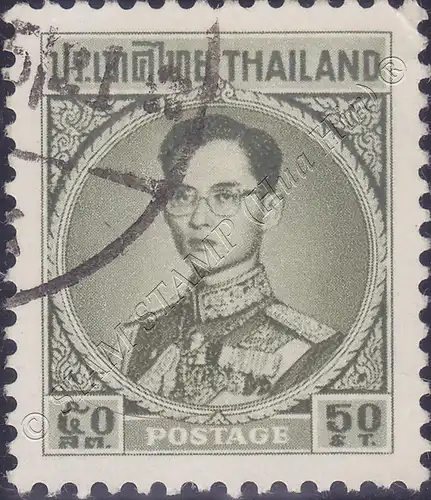 Definitive: King Bhumibol RAMA IX 4th Series 50S (416AI) -G(I)-