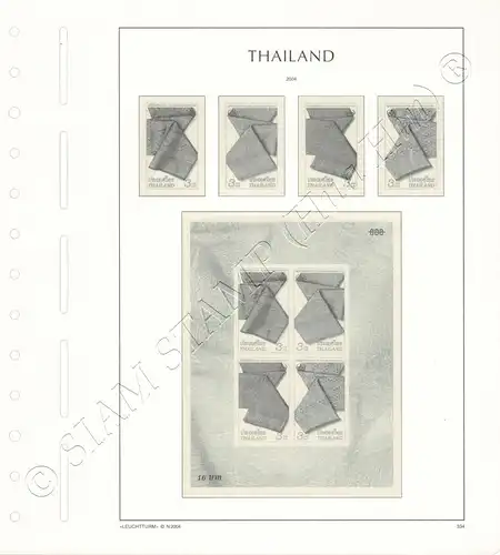 LIGHTHOUSE Template Sheets THAILAND 2004 page 329A-348 24 Sheets (USED)