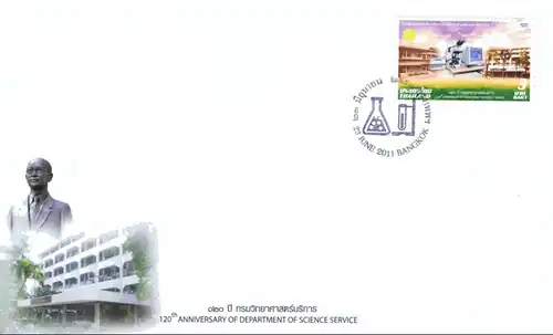 120 Years of the Department of Science Service -FDC(I)-I EDGE PRINT STAMP 16-