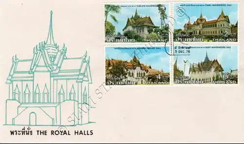 Thai Royal Palaces -FDC(I)-I-