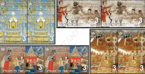 Thai Heritage Conservation 2019: Mural Paintings (III) -PAIR- (MNH)