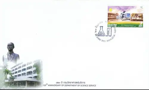 120 Years of the Department of Science Service -FDC(I)-I WITHOUT EDGE PRINT-