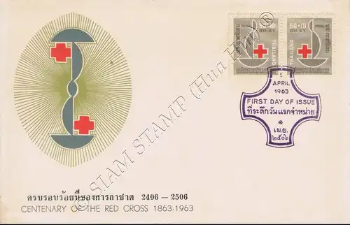 International Red Cross Centenary -FDC(I)-I-