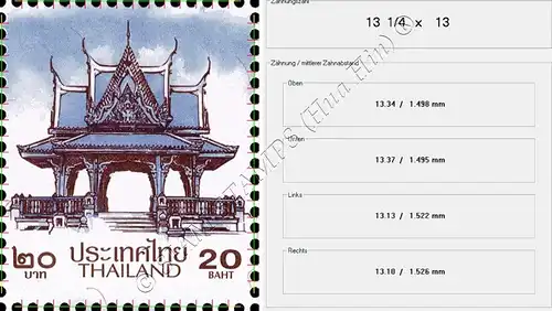 Definitive: PAVILION 20B 2nd PRINT (TKS) -CORNER BLOCK OF 4 A.R. RNG- (MNH)