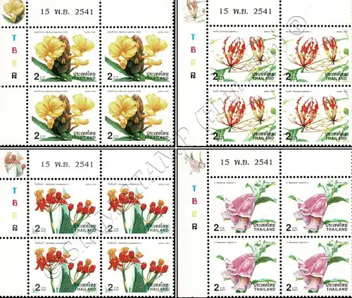 New Year: Medicinal Plants (II) -CORNER BLOCK OF 4- (MNH)