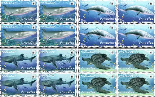 WWF: World Conservation of Marine Life -BLOCK OF 4- (MNH)