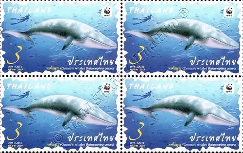 WWF: World Conservation of Marine Life -BLOCK OF 4- (MNH)