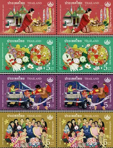 Heritage Day and Buddhist New Year Festival (Songkran) -PAIR- (MNH)
