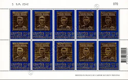 72nd Birthday King Bhumibol Adulyadej (IV) -KB(I)- (MNH)