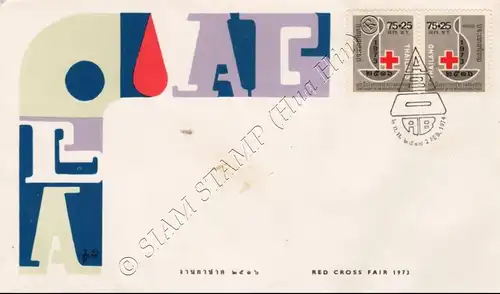 Red Cross 1974 -FDC(I)-I-