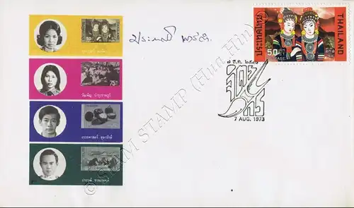 Stamp Designer FDC set with signatures -FDC(I-VII)-IU-