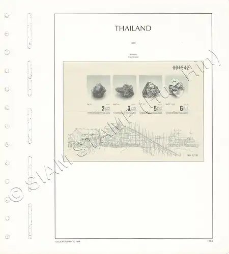 LIGHTHOUSE Template Sheets THAILAND 1990 page 134-141 12 Sheets (USED)
