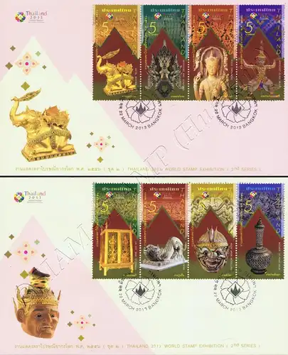 THAILAND 2013, Bangkok (II): Thai fine Arts -FDC(I)-I-