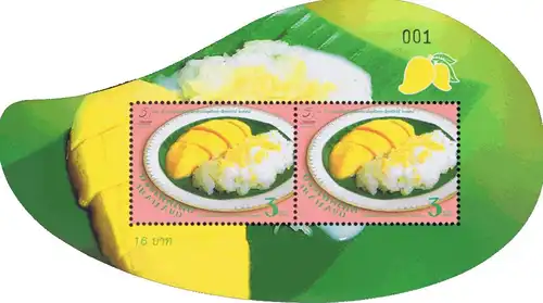 50th Anniversary of Thailand - Singapore Diplomatic Relations: Desserts (338I) (MNH)