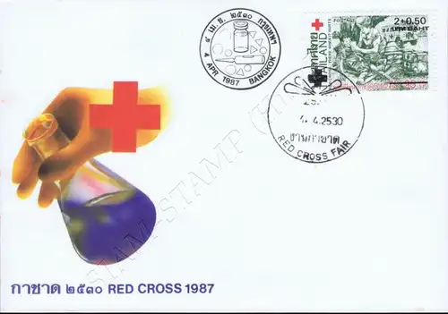 Red Cross 1987 -FDC(I)-AT-