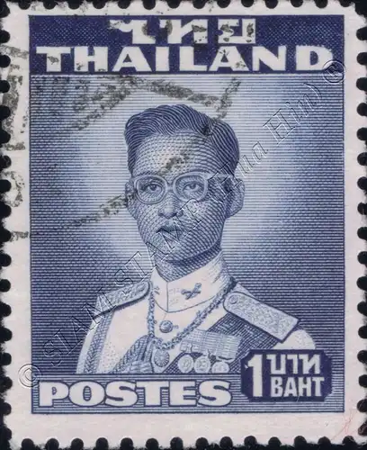 Definitive: King Bhumibol 2nd Series 1B (288A) -WATERLOW CANCELLED G(I)-