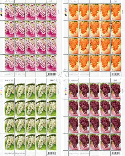 Rhynchostylis Orchid -SHEET (I)- (MNH)