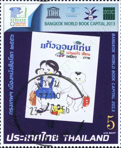 Bangkok - Welthauptstadt des Buches 2013 -GESTEMPELT (G)-