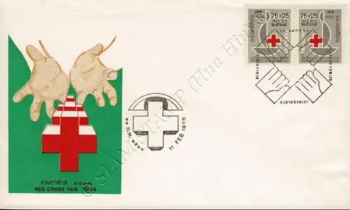 Rotes Kreuz 1975 -FDC(II)-IS-