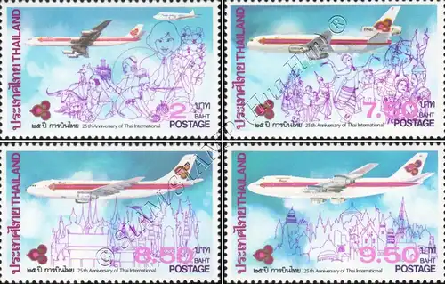 25 Jahre Fluggesellschaft Thai Airways (**)