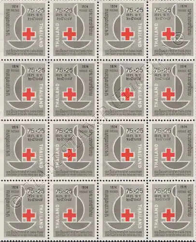 Rotes Kreuz 1975 -8er BLOCK- (**)