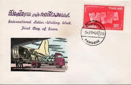 Internationale Briefwoche 1966 (468) -FDC(II)-I-