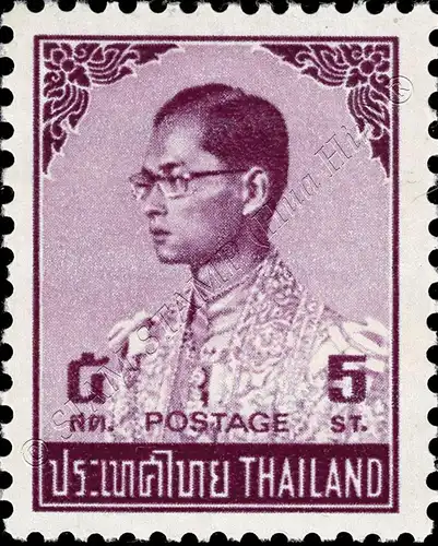 Freimarke: König Bhumibol 6.Serie (TDLR) (670X-741X) (**)