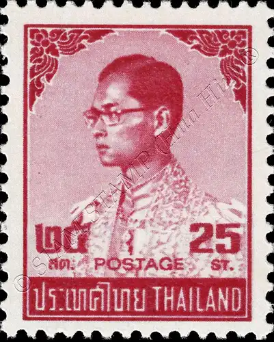 Freimarke: König Bhumibol 6.Serie (TDLR) (670X-741X) (**)