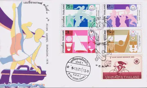 13. Thailändische Sportspiele -FDC(II)-I-