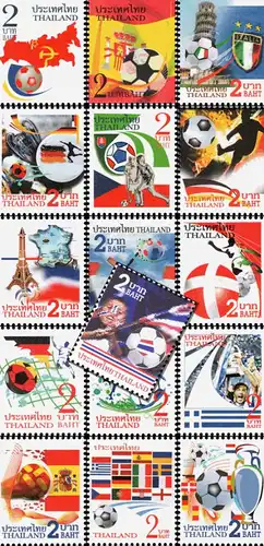 PREPAID POSTKARTE: Fußball EM 2012: Europameister von 1960-2008 -TBSP- (**)