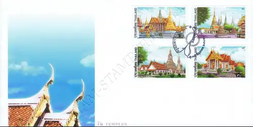 Tempel in Bangkok -FDC(I)-I-