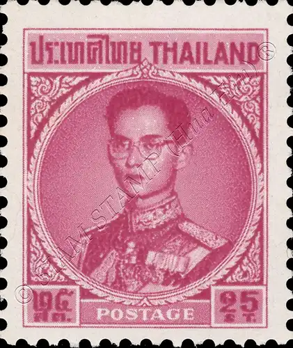 Freimarke: König Bhumibol RAMA IX 4.Serie (411AI-427AI) (**)