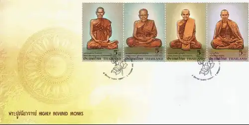 Buddhistische Mönche -FDC(I)-ISTU(II)-