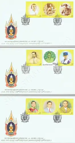 80. Geburtstag König Bhumibol (II) -FDC(I)-I-