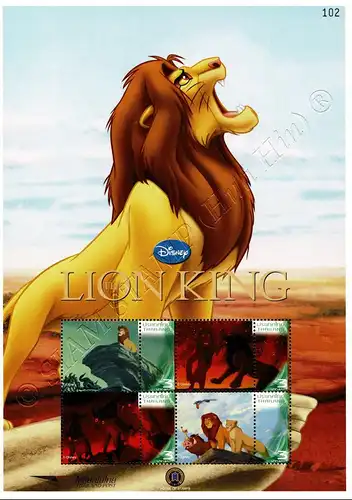 SONDERBOGEN: Disney - König der Löwen -FOLDER PS(120-122)- (**)