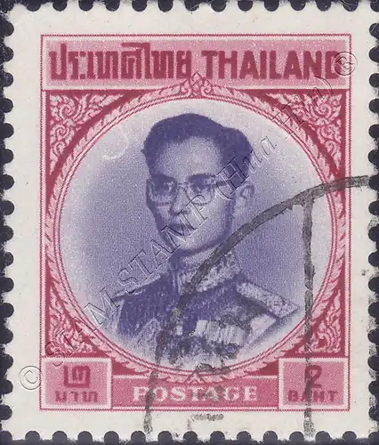 Freimarke: König Bhumibol RAMA IX 4.Serie 2B (421AI) -G(I)-